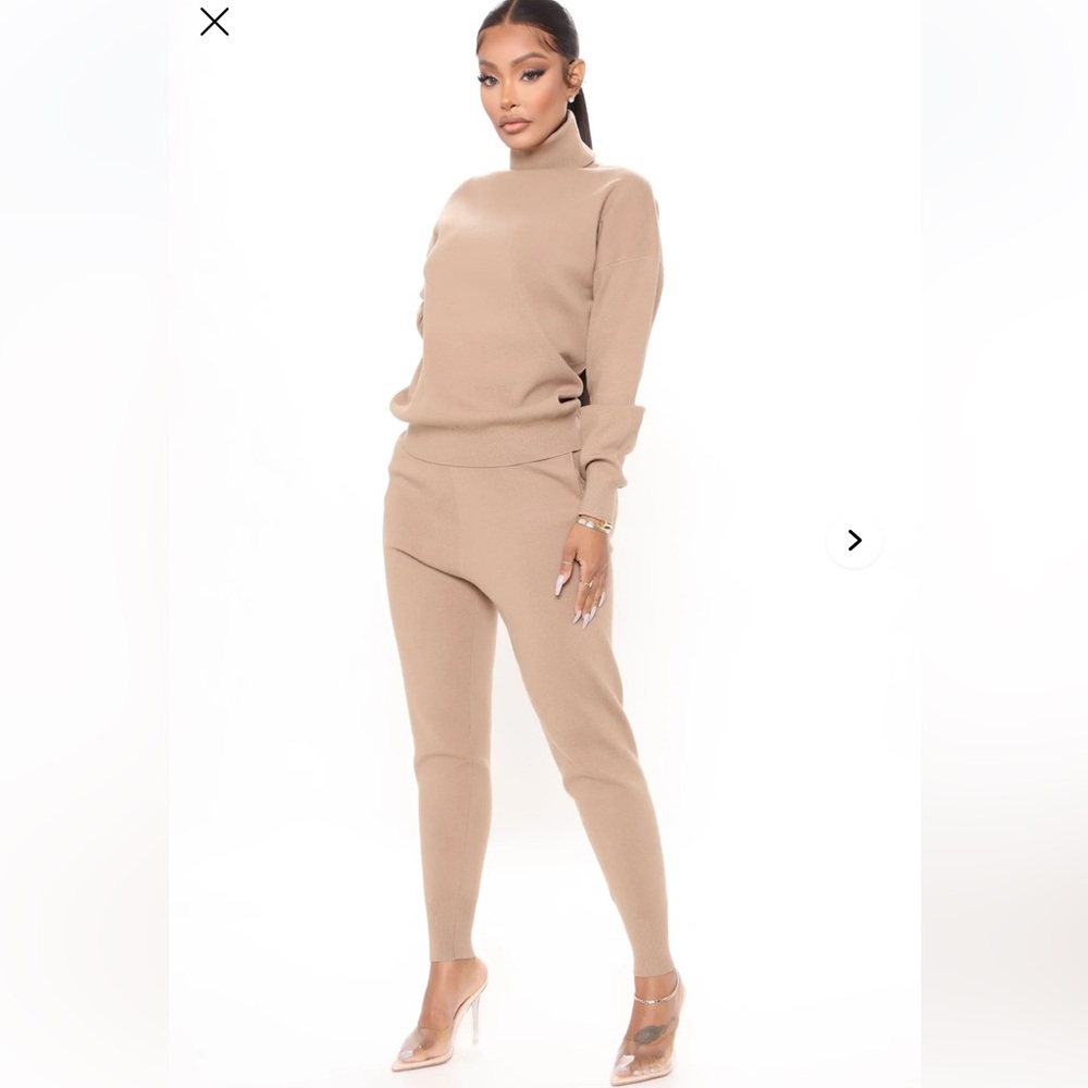 Fashion Nova Chill Mami Sweater Set size small
